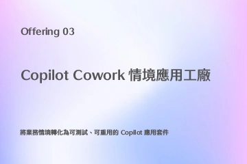 Copilot Cowork 情境應用工廠